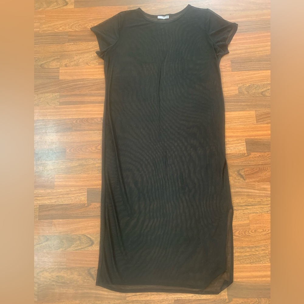 Forever Rose Couture Black Shear Cover Up Dress Women’s 2X Sexy Beach Summer